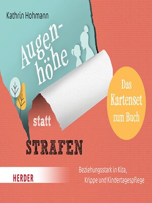 cover image of Augenhöhe statt Strafen--Das Kartenset zum Buch
